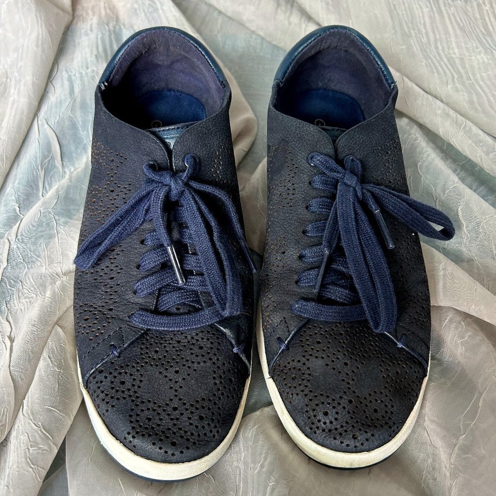 Cole Haan Women's GranPro Perforated Navy Sneakers